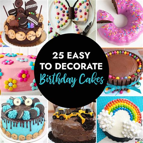 Easy Birthday Cake Decorating Ideas You Can Do! - It's Always Autumn