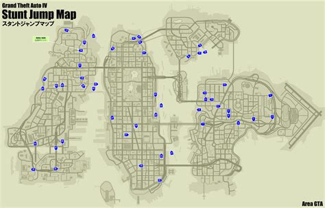 GTA V Stunt Jump Locations Map