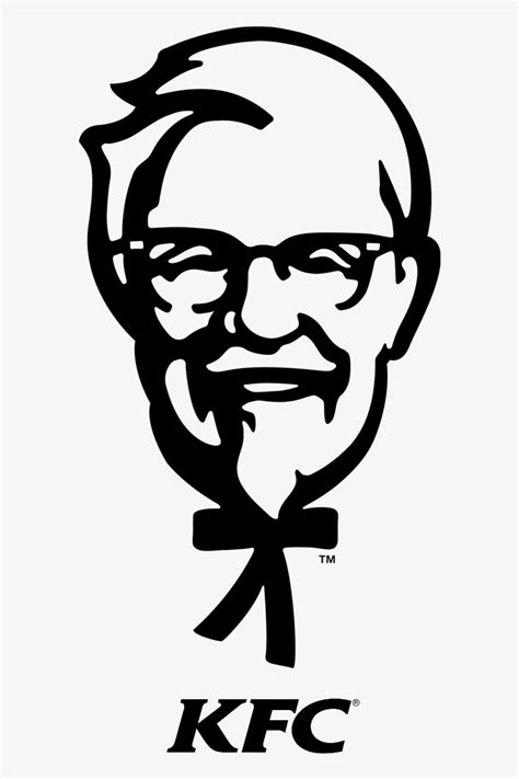 Kentucky Fried Chicken Logo - Black and White