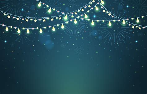 New Year Bright and Glowing Lights Background 1437069 Vector Art at Vecteezy