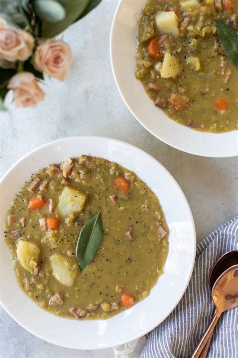 A Delicious Split Pea Soup Recipe - Sugar and Charm