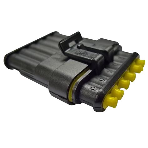 Six Pin Waterproof Electrical Connector from Merlin Motorsport