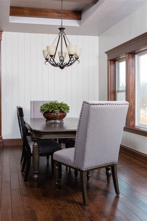 Medium Oak Hardwood Dining Room Flooring | Dining room floor, Hardwood ...