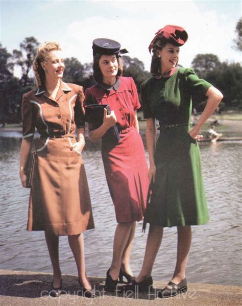 1940s Women's Fashion Dress and Style - Glamour Daze