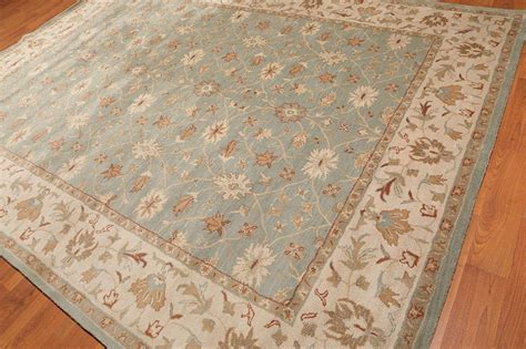 New Pottery Barn Malika Porcelain blue Hand Tufted Wool Rugs carpet 5x8 ...