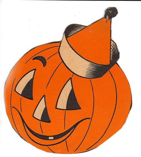 Vintage Pumpkin Printable | Vintage halloween art, Vintage halloween images, Vintage halloween