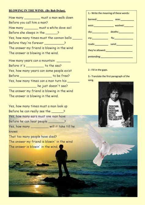 Blowing in the wind. lyrics by pablo gomez - Issuu