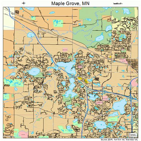 Maple Grove Minnesota Street Map 2740166