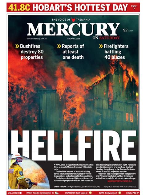 Photos: The Mercury Newspaper’s front pages from the largest news ...