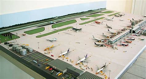 1:400 Model Airport Single Runway #2 Foils | Airport Diorama Designs