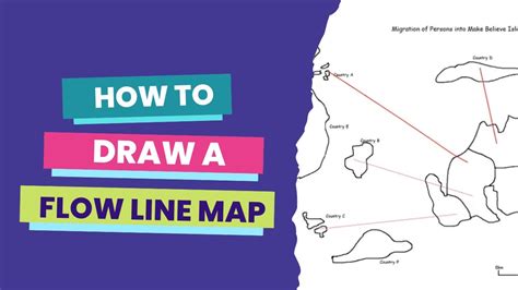 Draw a (SIMPLE) Flow Line Map | Geography Lessons | The Student Shed ...