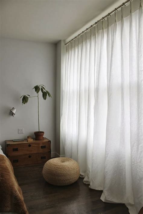 Master Bedroom Curtains | White curtains bedroom, Master bedroom curtains, White linen curtains