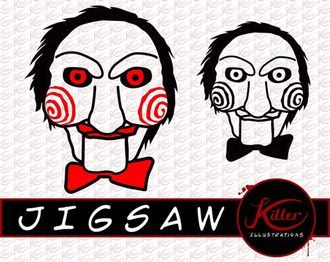 Jigsaw Vector SAW movie Clip Art Cut File Instant Digital | Etsy