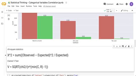 Statistical Thinking - Cramer's V Test - Categorical association - YouTube