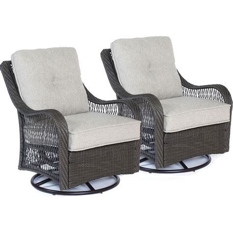 Hanover Orleans Outdoor Swivel Rocking Lounge Chairs - Walmart.com