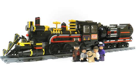 Back To The Future Train Model In Lego