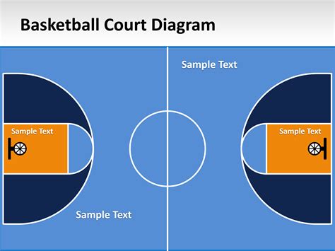 Free Basketball Court PowerPoint Template PowerPoint Presentation PPT