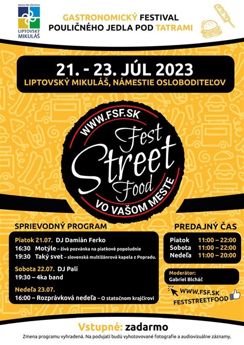 Street food festival 2023 | SDEŤMI.com