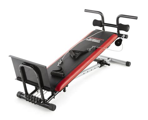 Weider Ultimate Body Works Bench with Professional Workout Guide ...