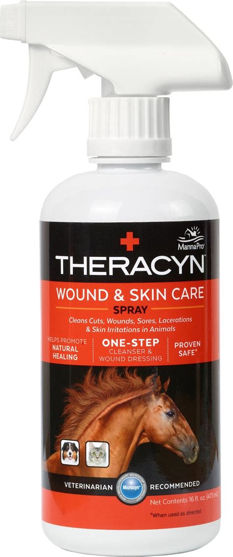 THERACYN Horse Wound Care & Skin Care Spray, 16-oz bottle - Chewy.com