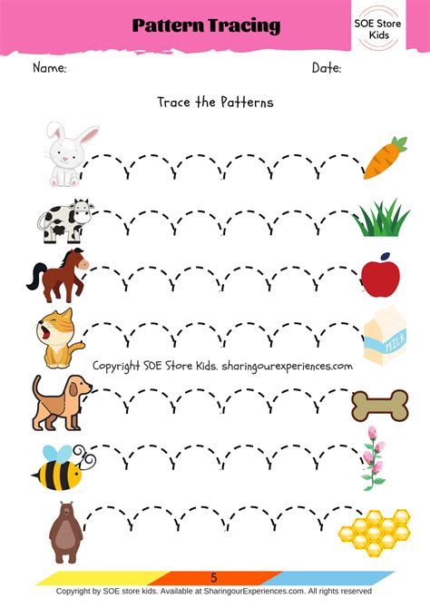 Pre writing worksheets for 3 year olds - downloadable printable worksheets