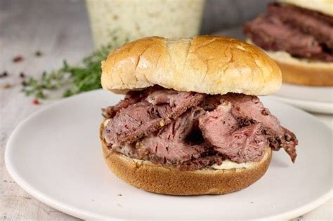 Smoked Roast Beef Sandwiches - Miss in the Kitchen