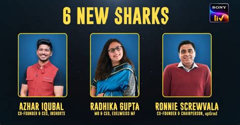 Meet All The 12 Judges Of 'Shark Tank India Season 3'; Here's ...