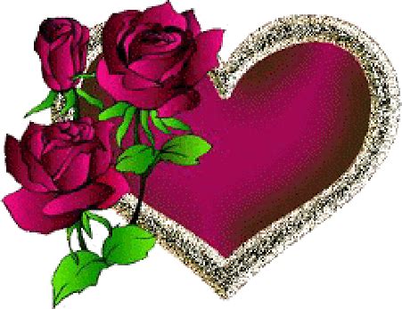 cool hearts with roses - Clip Art Library