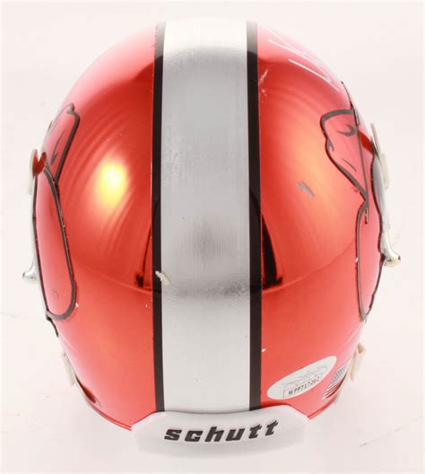 Mason Rudolph Signed Oklahoma State Cowboys Chrome Mini Helmet (JSA COA) | Pristine Auction