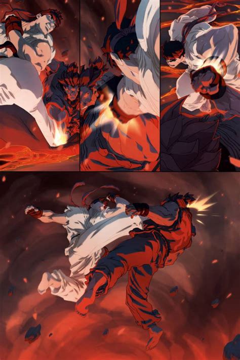 Evil Ryu vs Akuma - Battles - Comic Vine