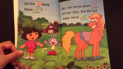 Dora the Explorer: "Follow Those Feet!" - Read Aloud - YouTube