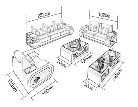 Modern Chesterfield Sectional Royal Living Room Sofas Leather Full Set ...