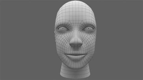 3D model Face 2 VR / AR / low-poly | CGTrader