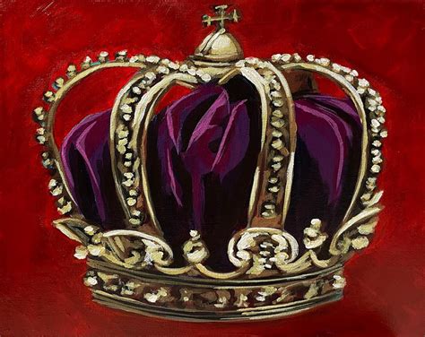 Royal Crown Painting, Original Acrylic Painting, Kings Crown Artwork - Etsy