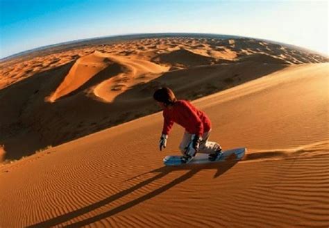 Sandboarding - Luxury Camp Chebbi - Merzouga