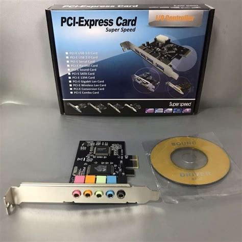 Jual Pcie Sound Card Pci Express Sound Card - Multicolor di Seller ...