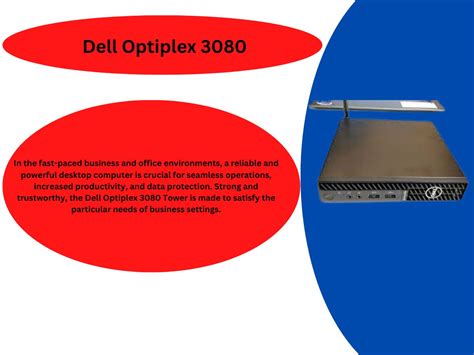 A latest model Dell Optiplex 3080 - TechZoon