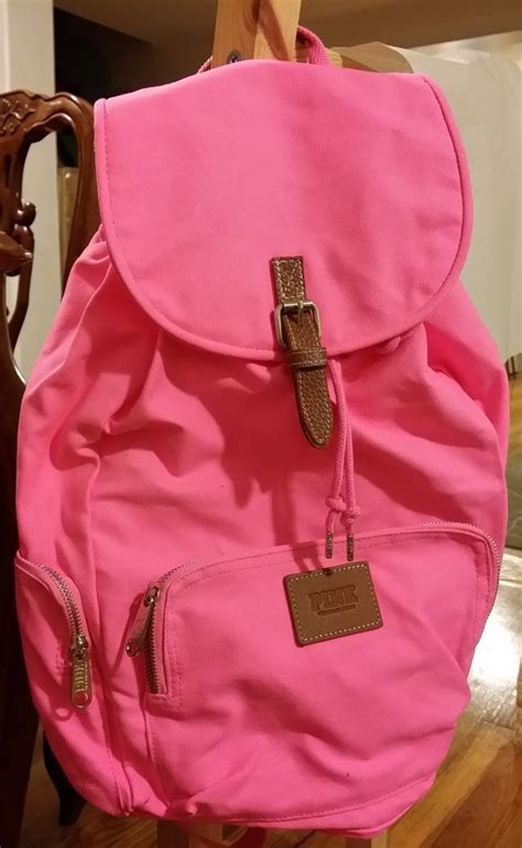 1 x NEW w/ tag Victoria's Secret PINK Pink Backpack(FULL SIZE) # ...