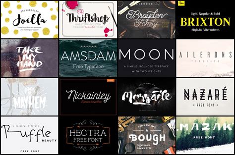 Top 50 Creative Free Fonts of 2015 That You Should Download | Free font, Free photoshop, Font ...