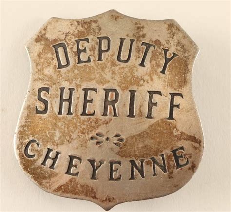 Deputy Sheriff Cheyenne WY Badge