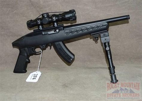 New Ruger Charger .22 Pistol W/ Pistol Scope. | Auctioneers Who Know ...