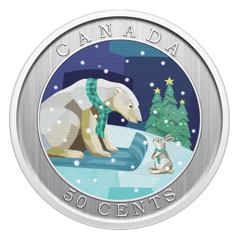 2023 Canadian Holiday Sledding Lenticular Coin | KITCOGIFT