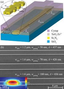 On-chip hybrid erbium-doped tellurium oxide–silicon nitride distributed Bragg reflector lasers ...