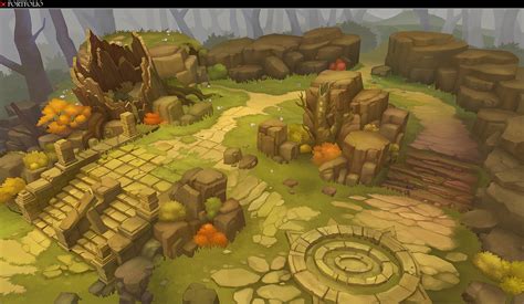 ArtStation - handpainted 3d land