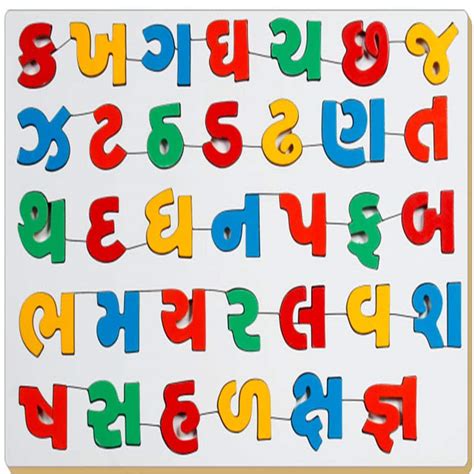 Gujarati Alphabet Chart | Oppidan Library