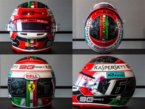 Charles Leclerc - Monza Special Edition Helmet : r/formula1