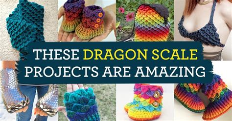 These Dragon Scale Knit & Crochet... | Top Crochet Patterns