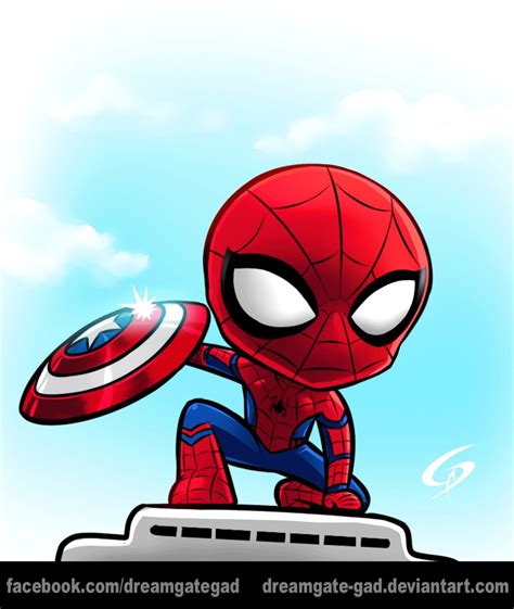 Spider man | Spiderman cartoon, Marvel drawings, Chibi spiderman