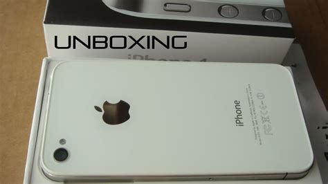 iPhone 4S White 16GB Unboxing & First Look - YouTube