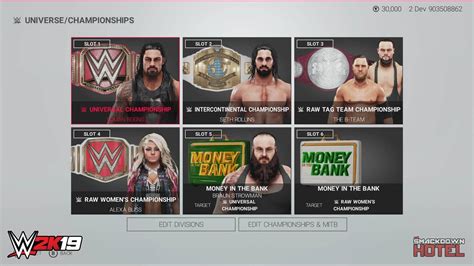 WWE 2K19 Features Round-up Part 2: WWE Universe Mode